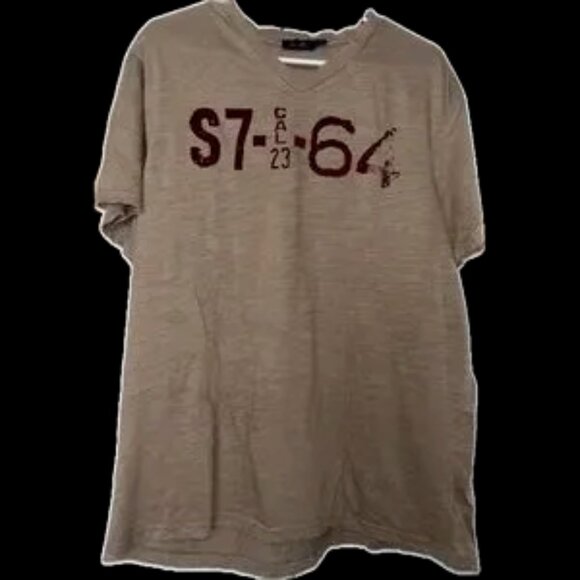 Rare new Seven 7 super cool ever neck NEW vintage flawless slightly perfect vee - Picture 1 of 10